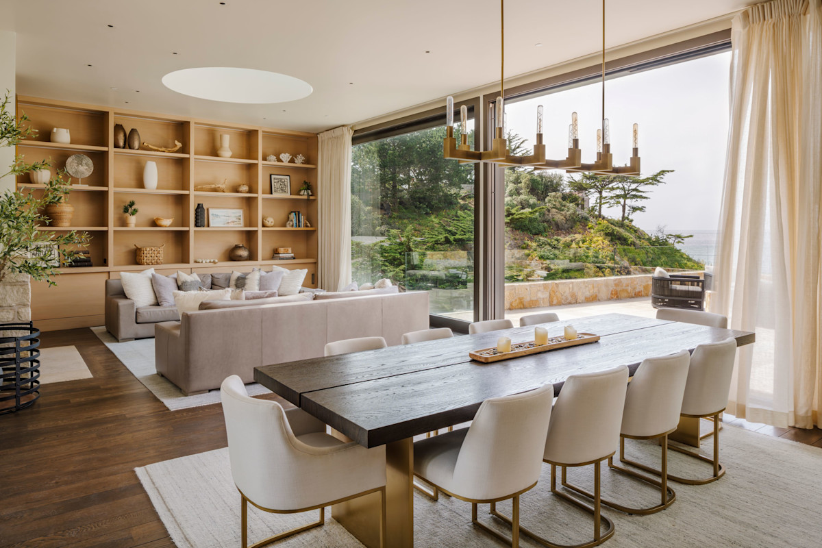 Bright open living space in a Pacaso home